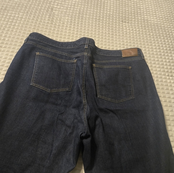 Ralph Lauren Women's Deep Indigo Straight Leg Jeans - Picture 3 of 3